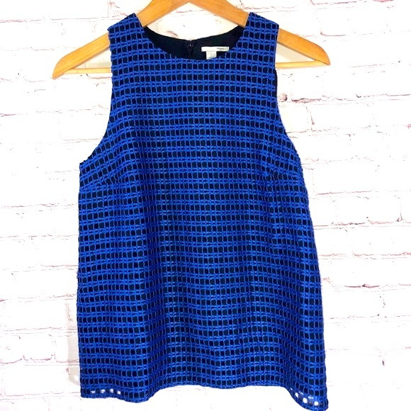 Halogen Hollow-out sleeveless‎ Top - Picture 1 of 4